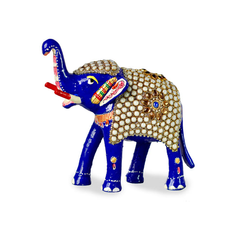 Artistic Meenakari Elephant Statue For Decor/Gift