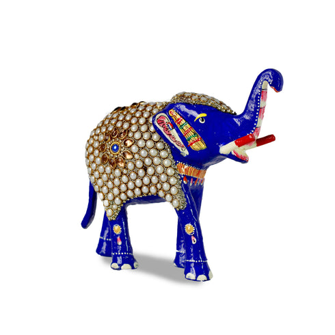Artistic Meenakari Elephant Statue For Decor/Gift