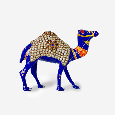 Shahi Sawari – Handcrafted Meenakari or Kundan Camel Décor