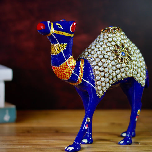 Shahi Sawari – Handcrafted Meenakari or Kundan Camel Décor