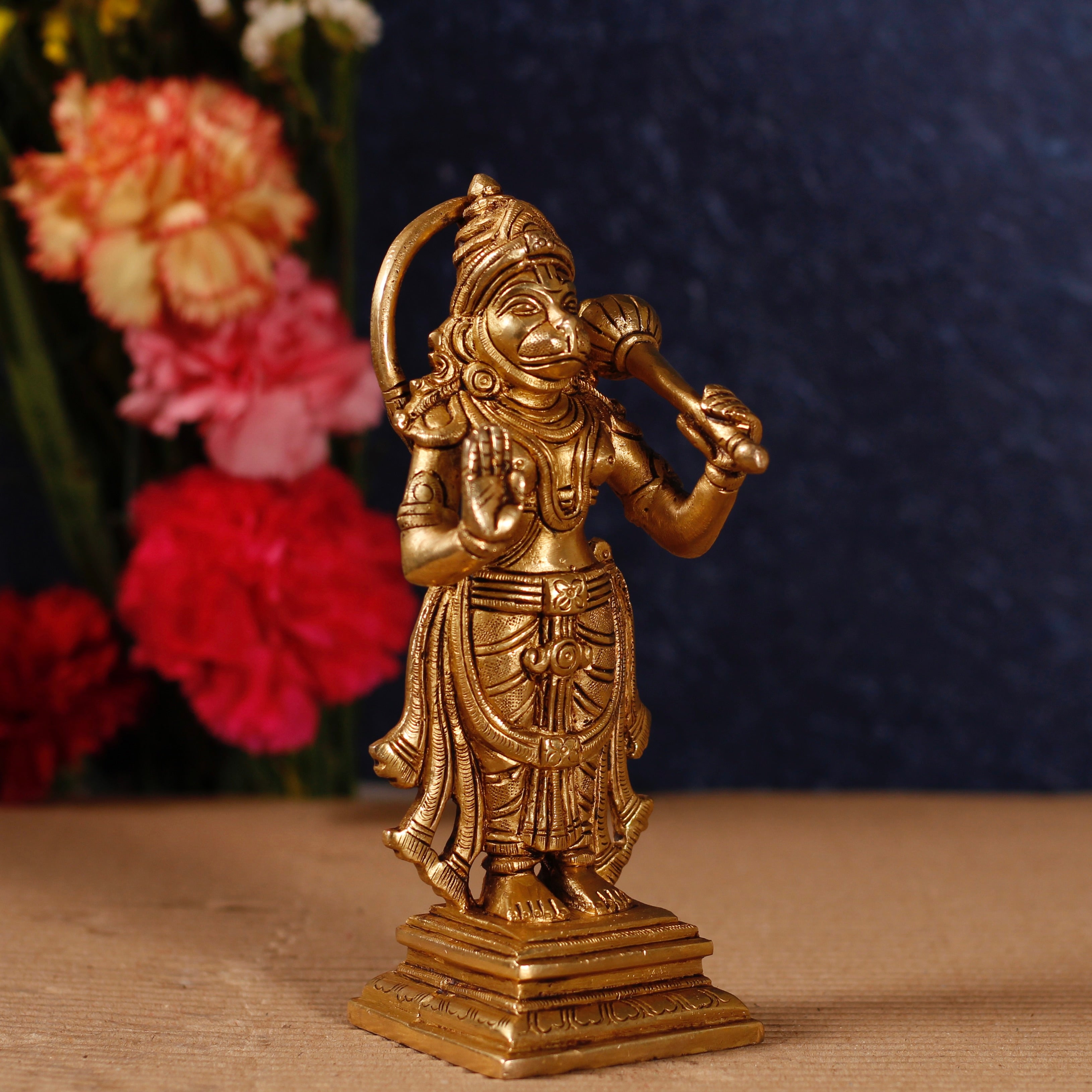 Standing Hanuman Statue 8"