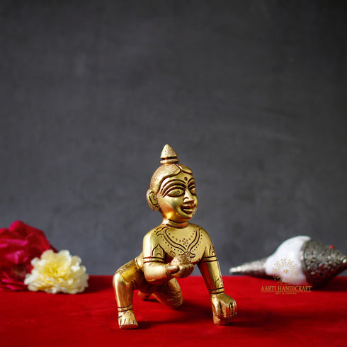 Brass Laddu Gopal Ji