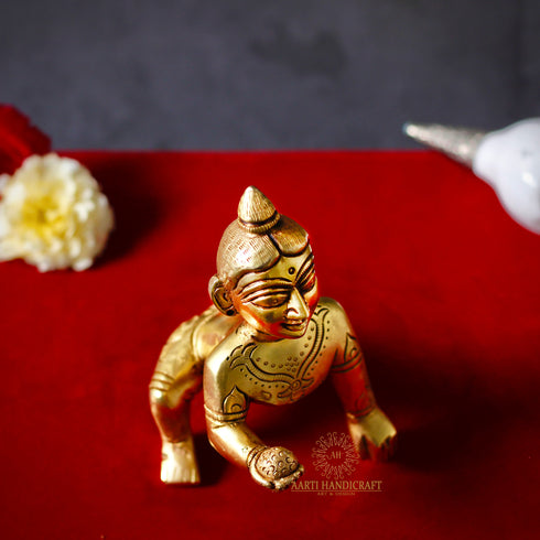 Brass Laddu Gopal Ji