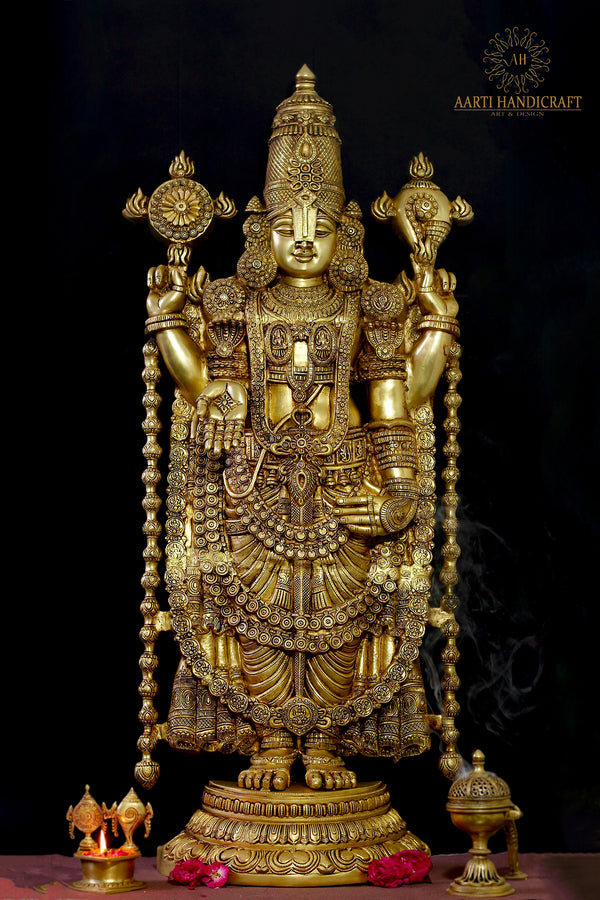 Big Size Divine Beautifully Crafted Tirupati Bala ji/ Venkateshwara In 6 and 4 Feet