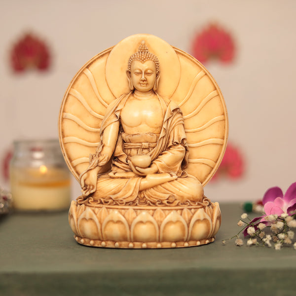Meditating Buddha idol for Home Decor/Office/Gift In 6 Inch
