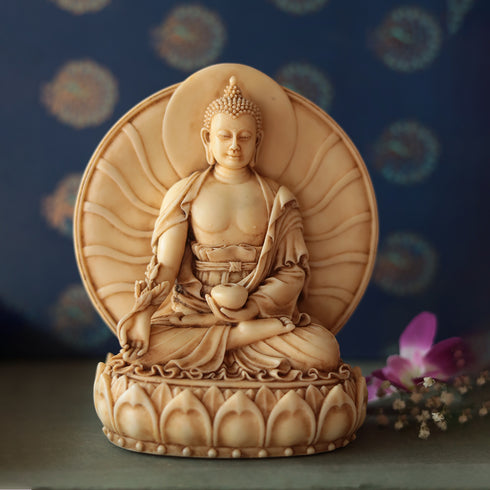 Meditating Buddha idol for Home Decor/Office/Gift In 6 Inch