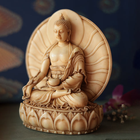 Meditating Buddha idol for Home Decor/Office/Gift In 6 Inch