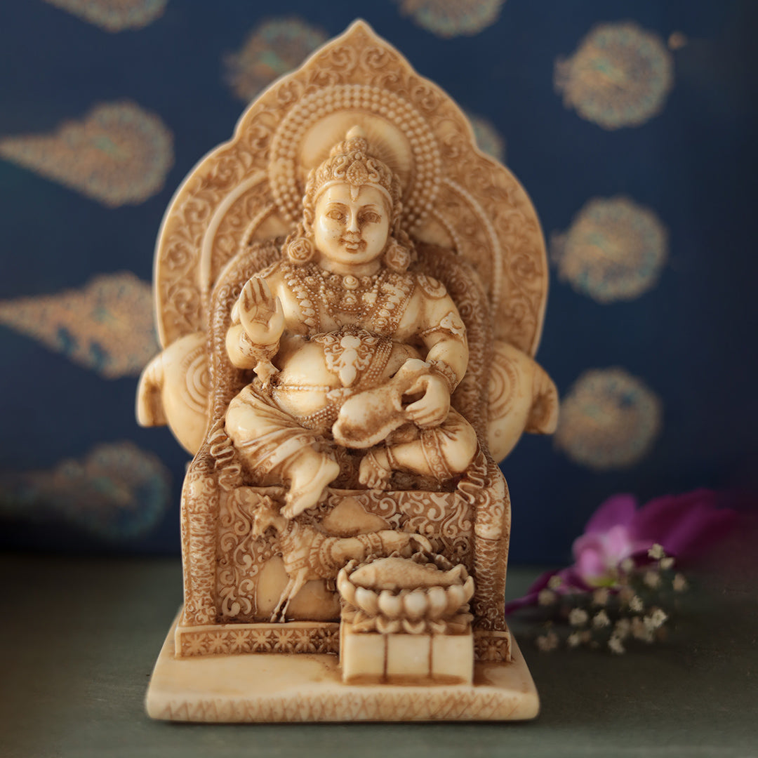 Bring home the blessings of Lord Kuber and watch your prosperity soar - Kuber Idol In 7 Inch