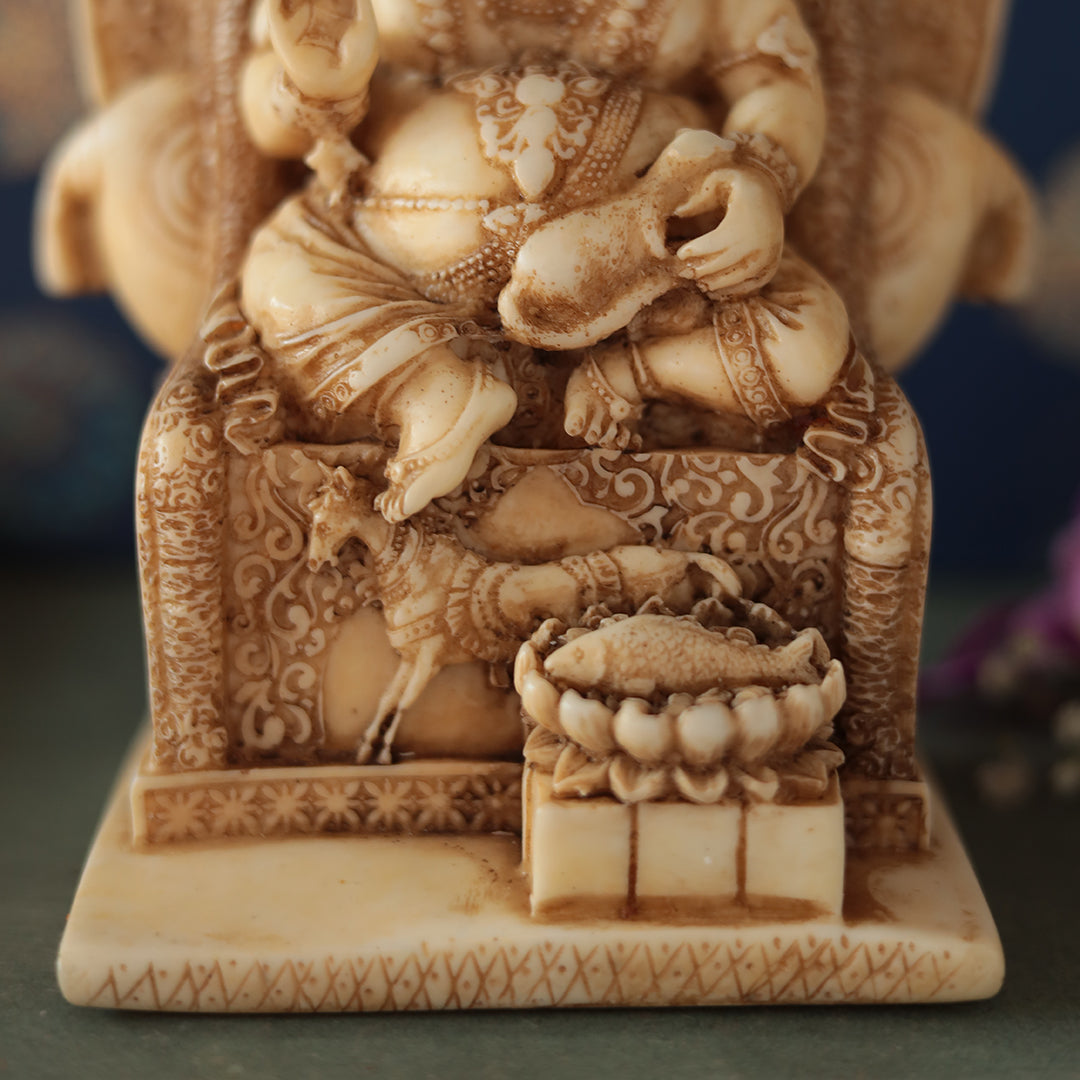 Bring home the blessings of Lord Kuber and watch your prosperity soar - Kuber Idol In 7 Inch