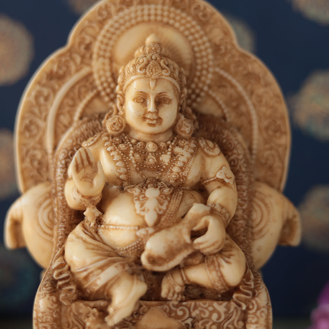 Bring home the blessings of Lord Kuber and watch your prosperity soar - Kuber Idol In 7 Inch