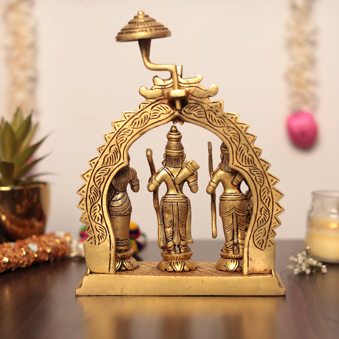 Divine Brass Ram Darbar Idol In 10 Inch