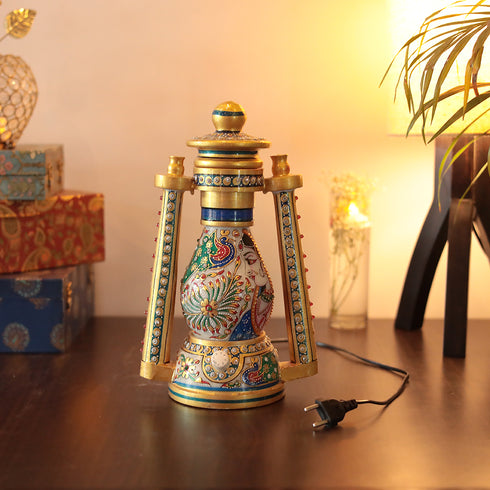 MARBLE LALTEN CUM LAMP