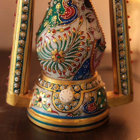 MARBLE LALTEN CUM LAMP