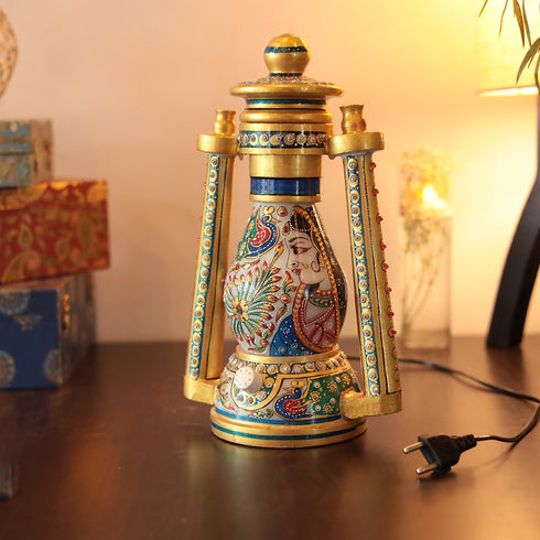 MARBLE LALTEN CUM LAMP