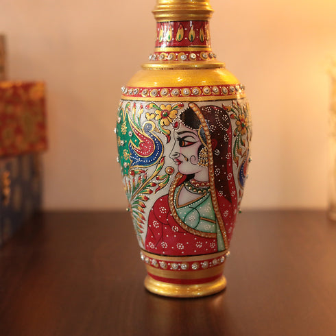 Hand Painted Designer Decorative Marble Flower Vase/Pot