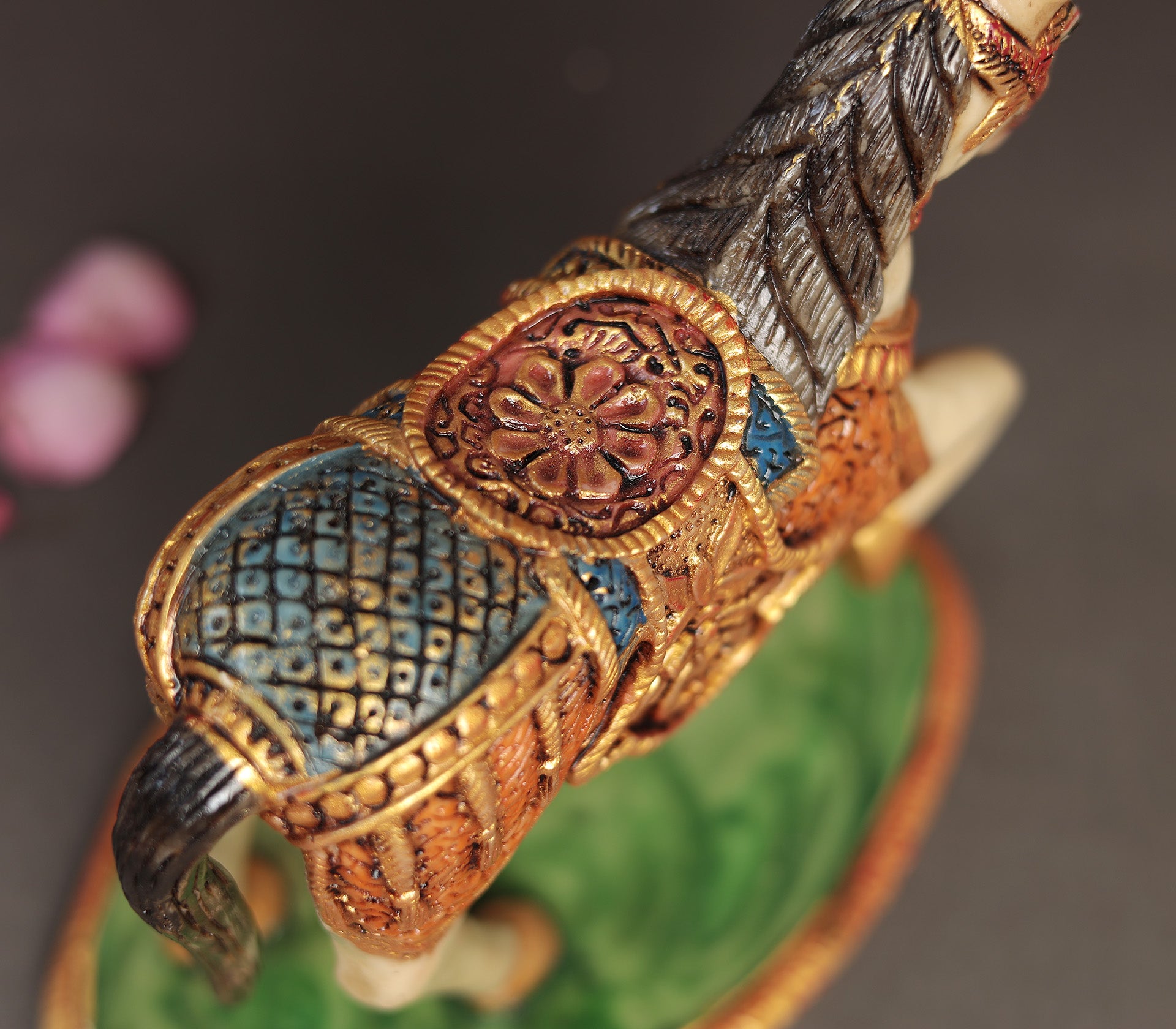 Decorative Hand painted Souvenir Horse In Resin (Marble Dust)