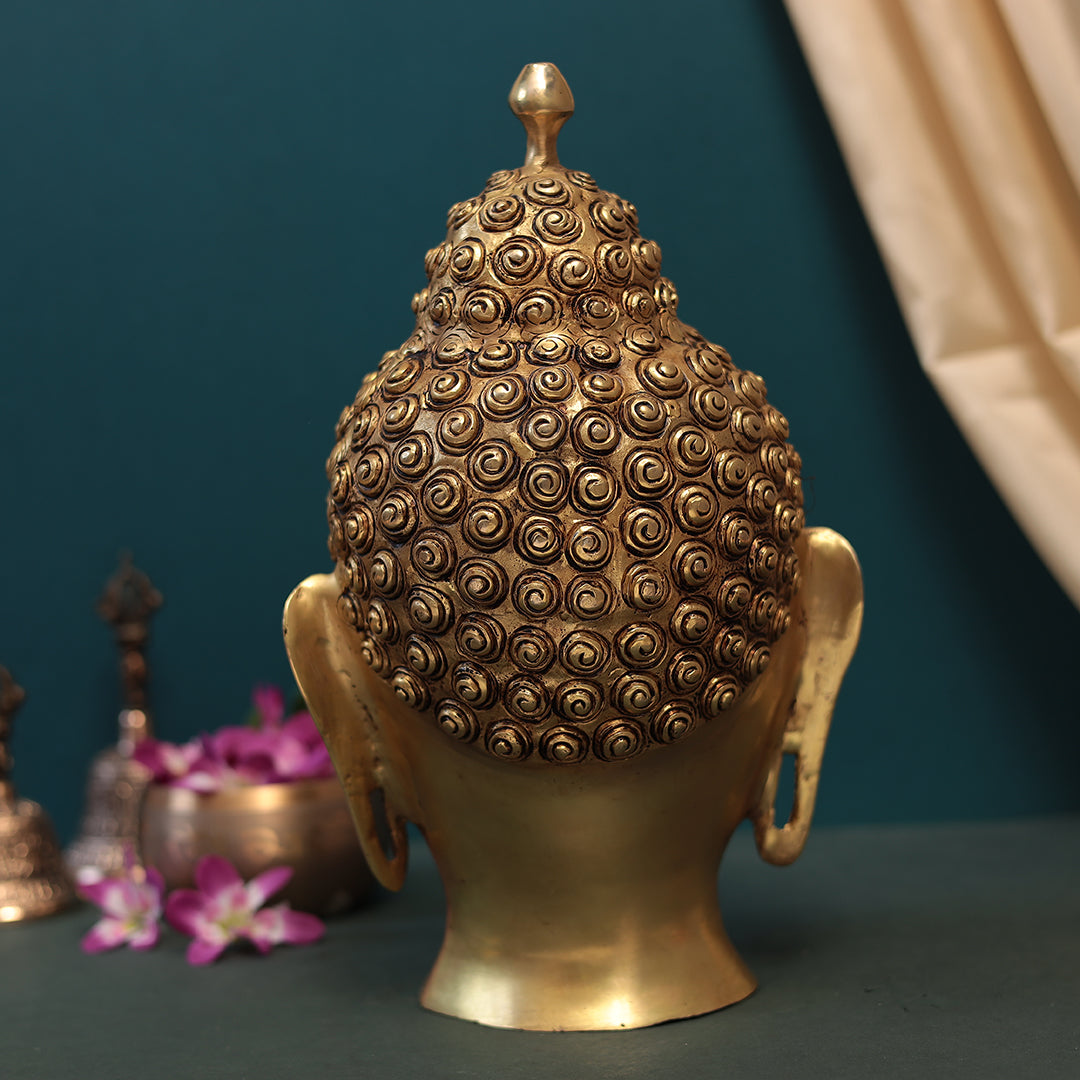 Brass Decorative Table Top Buddha Head