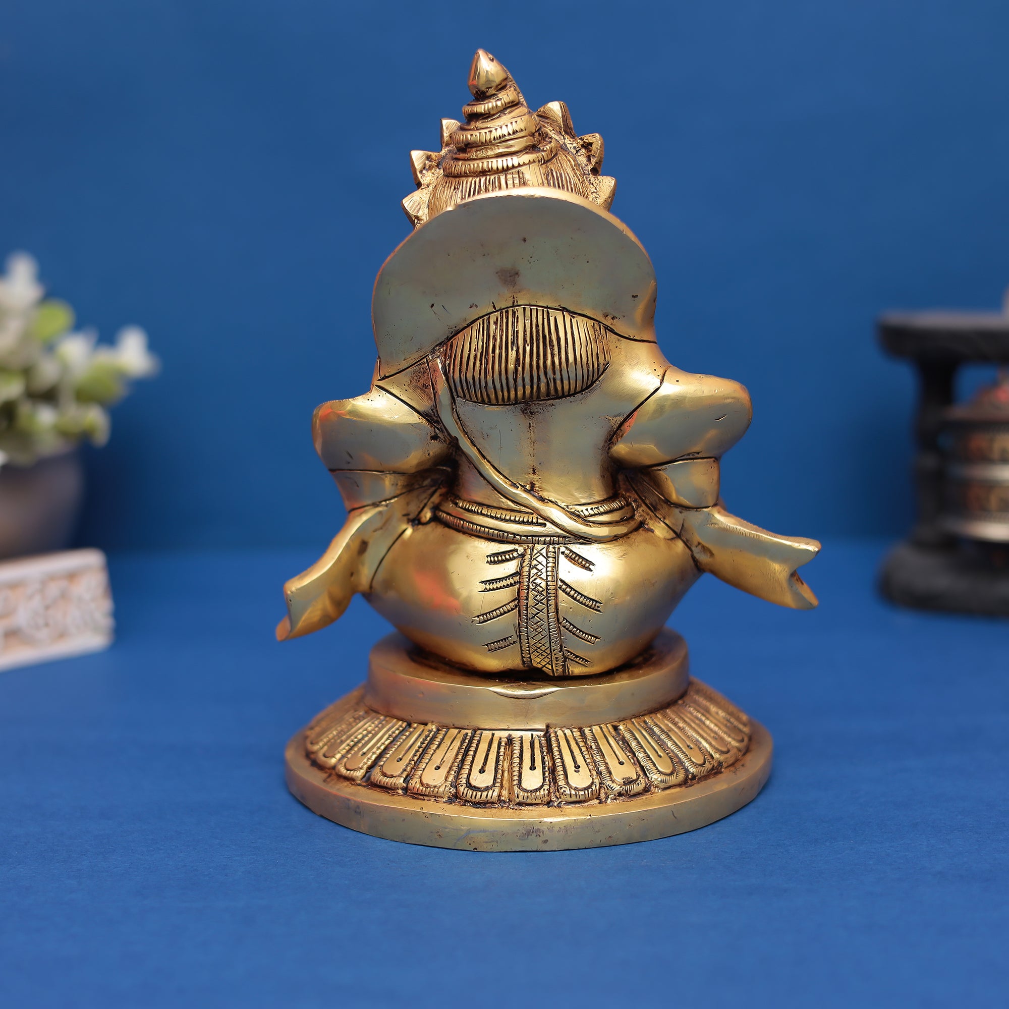 Brass Lord Kuber Idol – Symbol of Wealth, Prosperity & Abundance