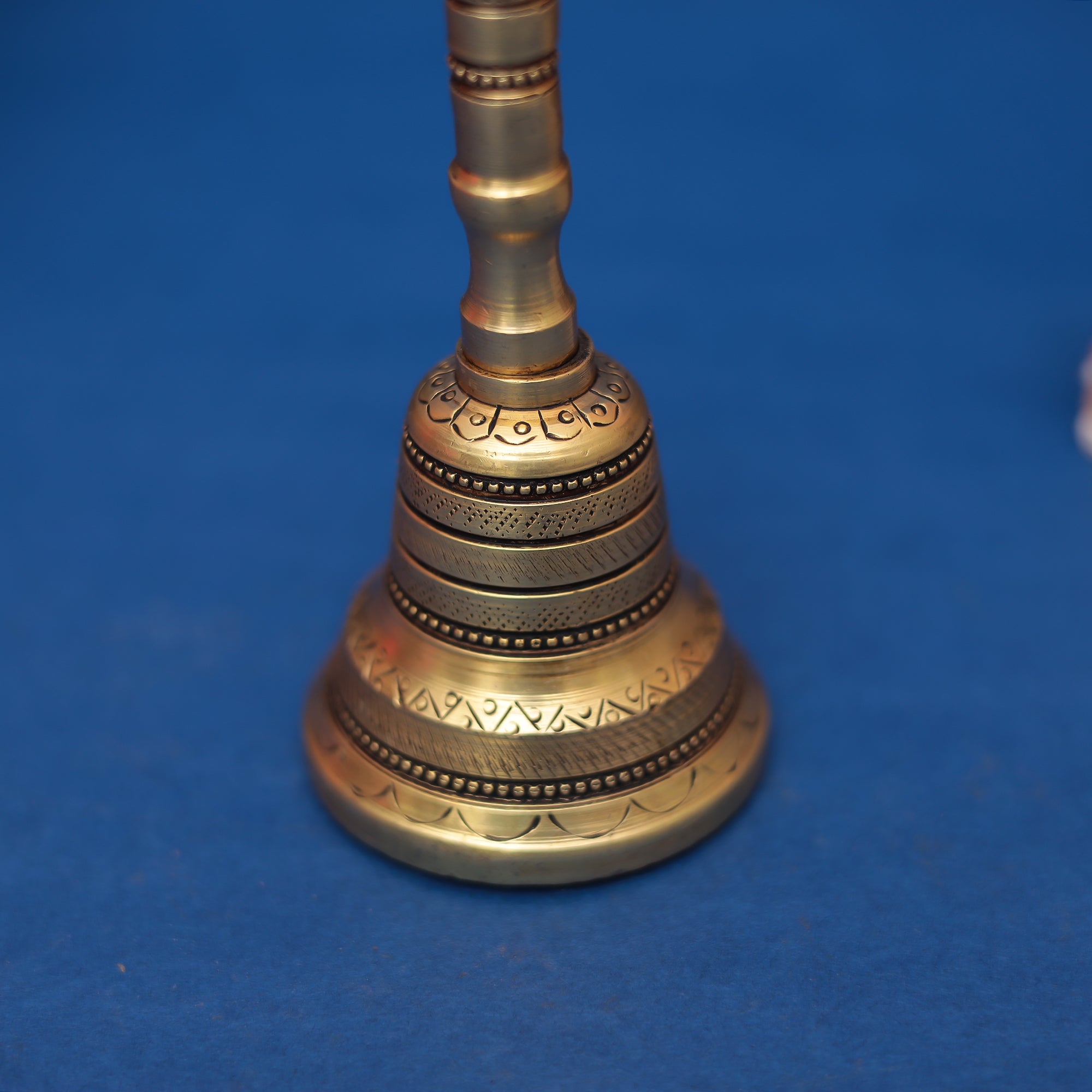 Pure Brass Puja Bell (Ghanti) 6" INCH