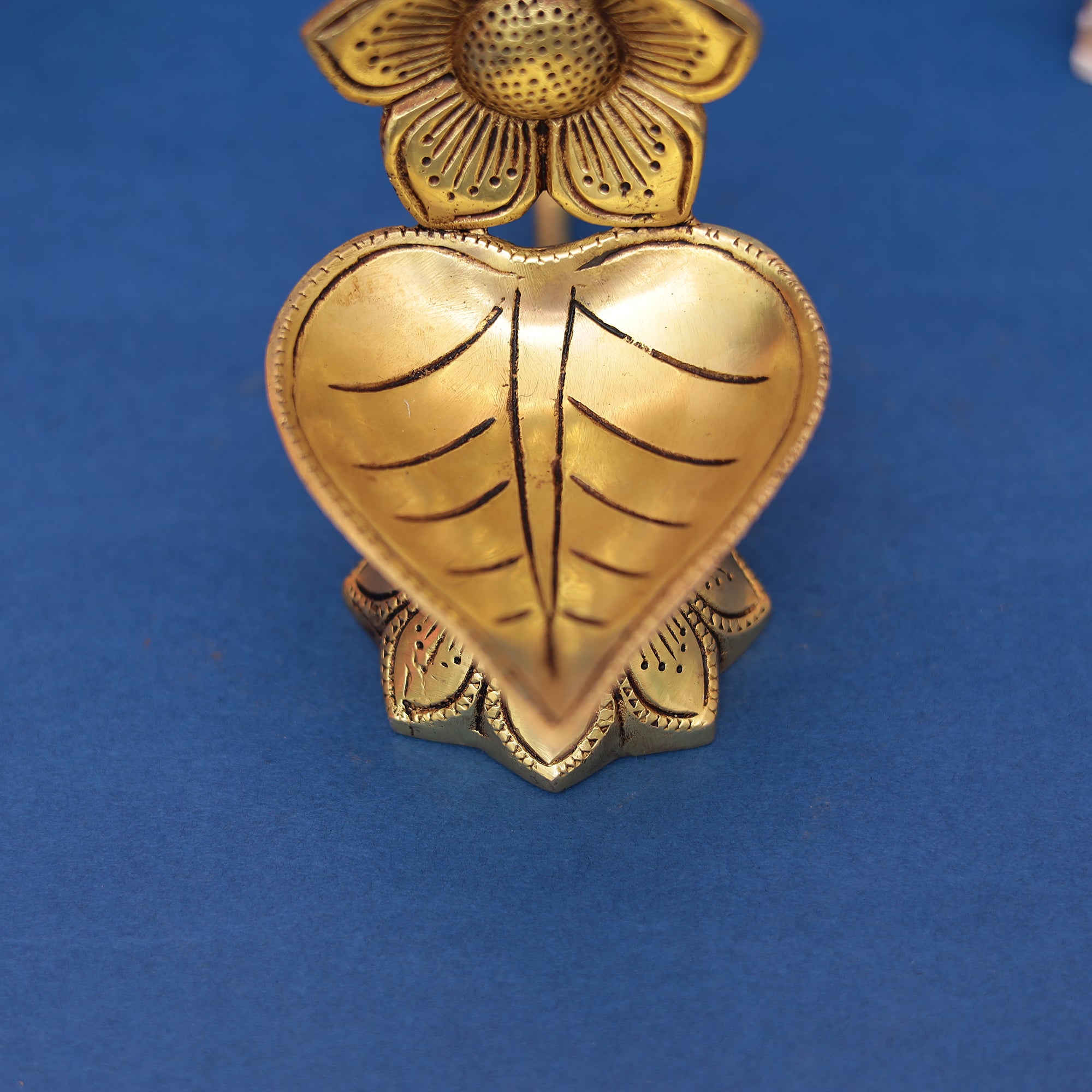 Brass Flower Diya 5" INCH