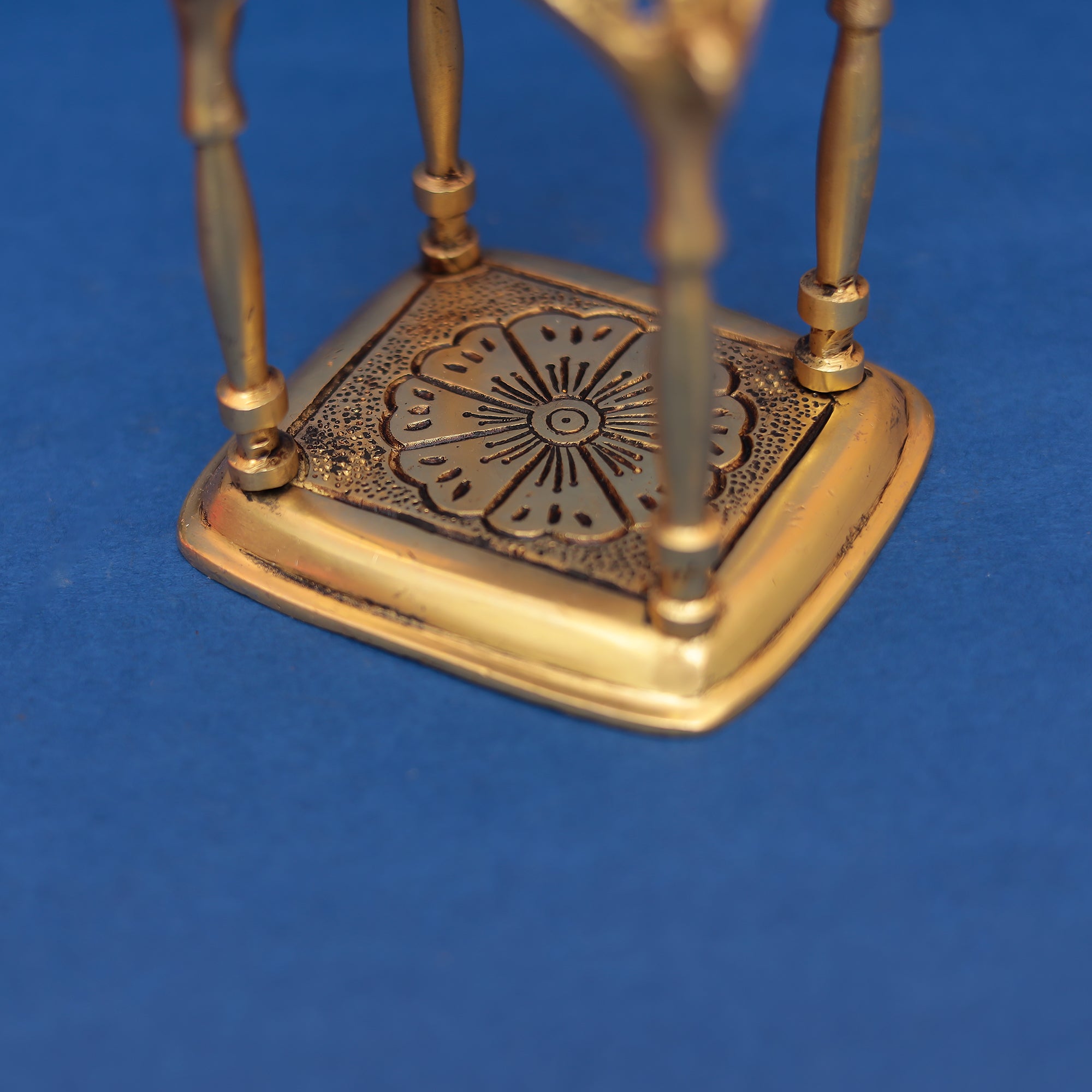 Brass Mini Temple for Pooja Room & Gifting 7" INCH