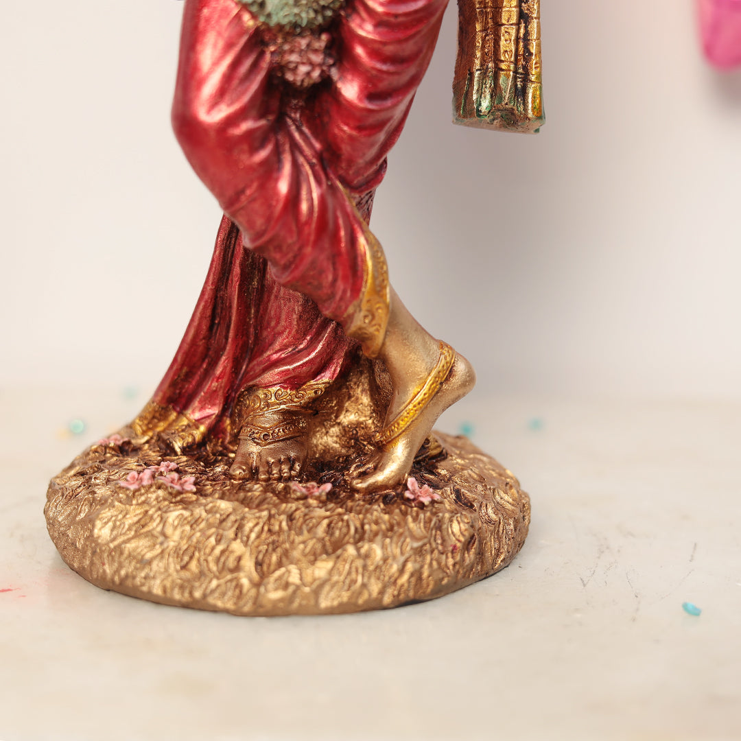 10" Standing Slim Krishna in Polyresin