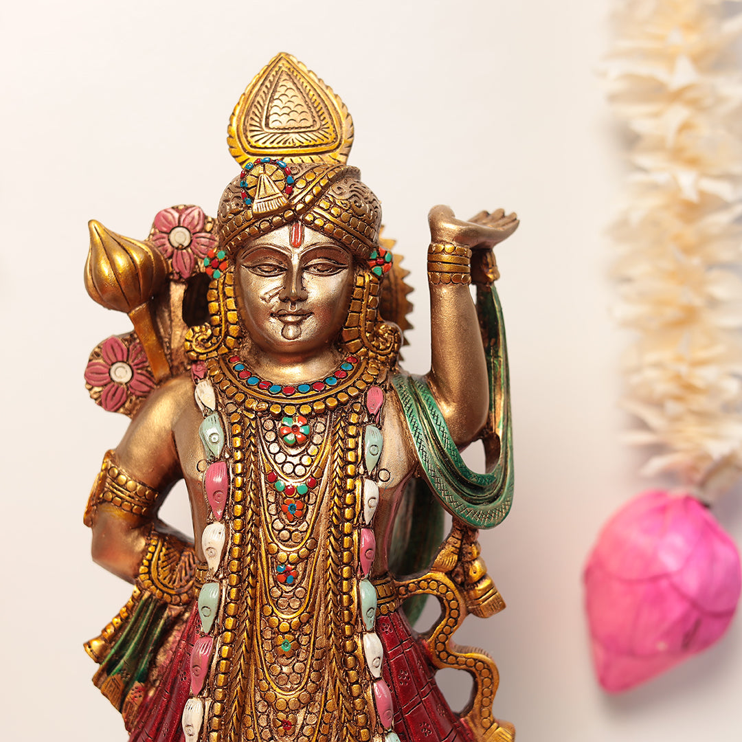 Alluring Shrinath Ji/Shreenath Ji/Dwarkadhish idol For Puja/Home/office/Gifting In 10 Inch (26 Cm)