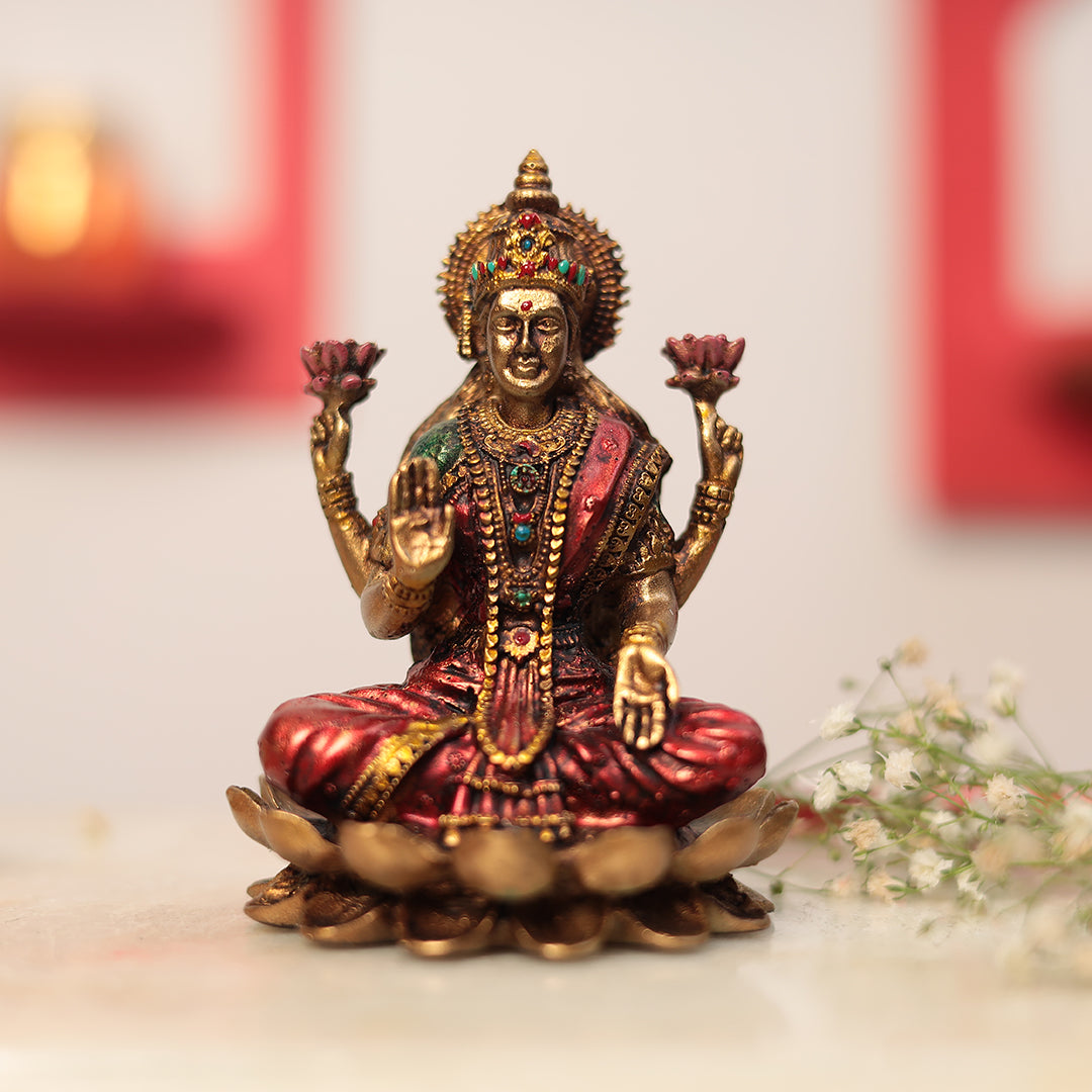 Shubh Lakshmi Kamaatmika Idol in 4 Inches