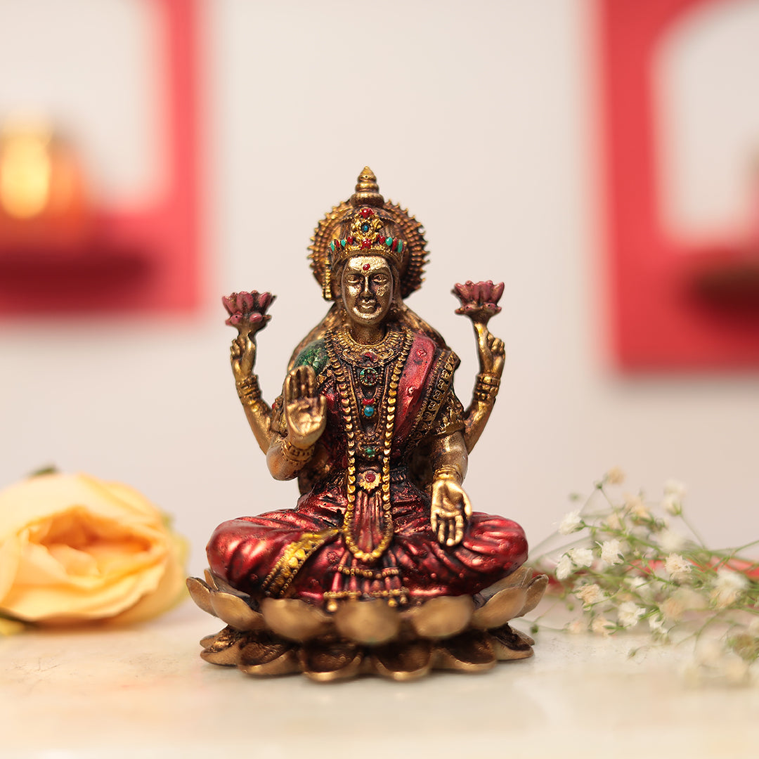 Shubh Lakshmi Kamaatmika Idol in 4 Inches
