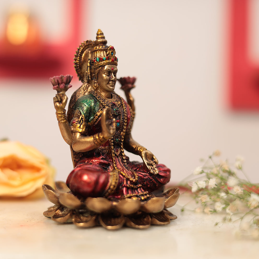 Shubh Lakshmi Kamaatmika Idol in 4 Inches