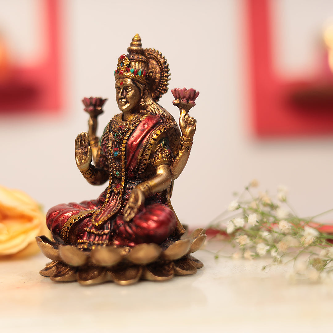 Shubh Lakshmi Kamaatmika Idol in 4 Inches