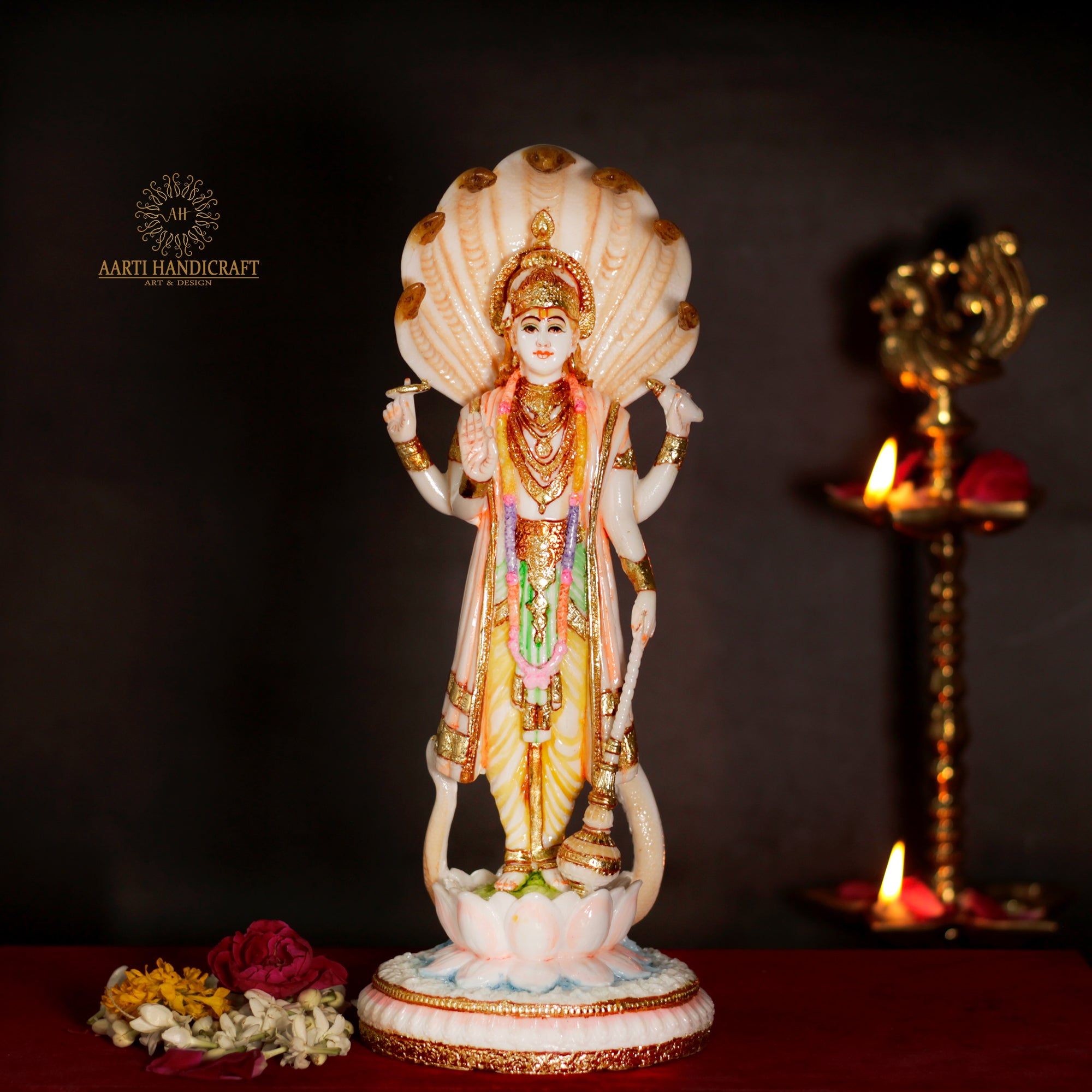 Lord Vishnu/Narayan In 12Inches (30.48 Cm)