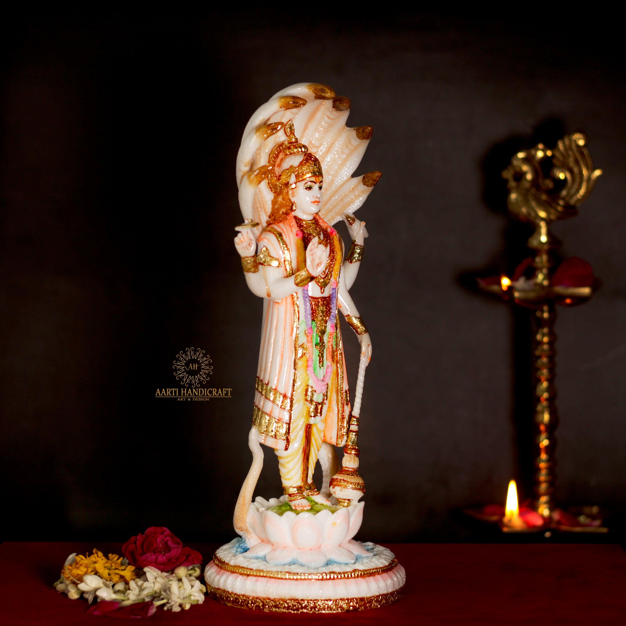 Lord Vishnu/Narayan In 12Inches (30.48 Cm)