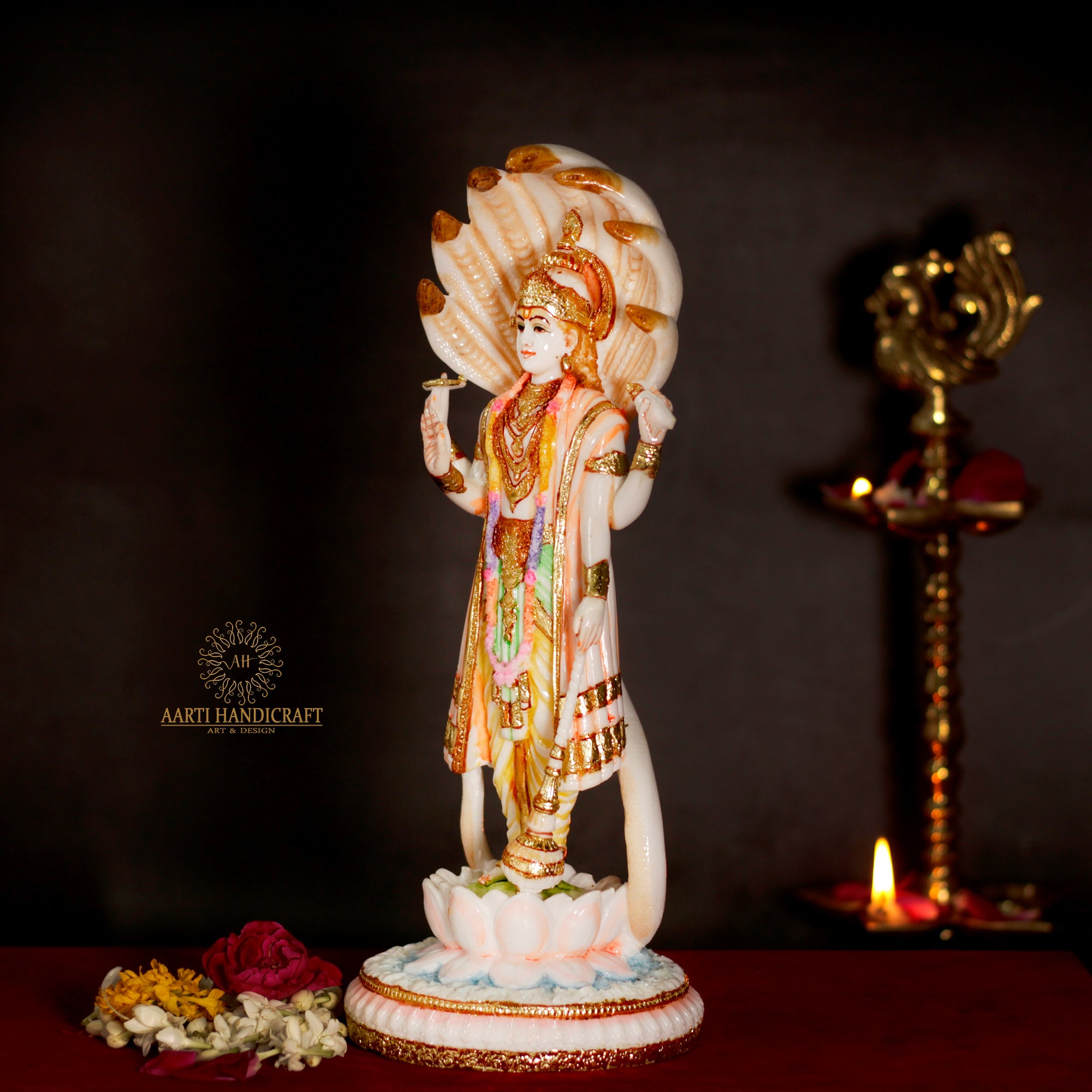 Lord Vishnu/Narayan In 12Inches (30.48 Cm)