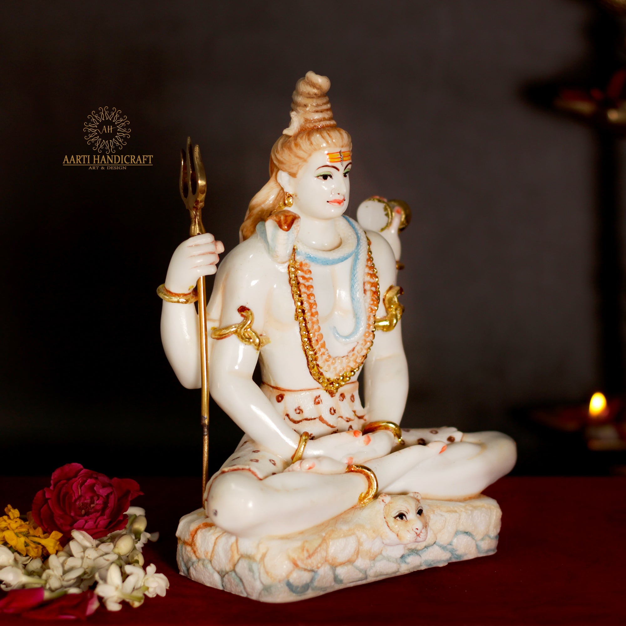 Lord Shiva Statue In Resin