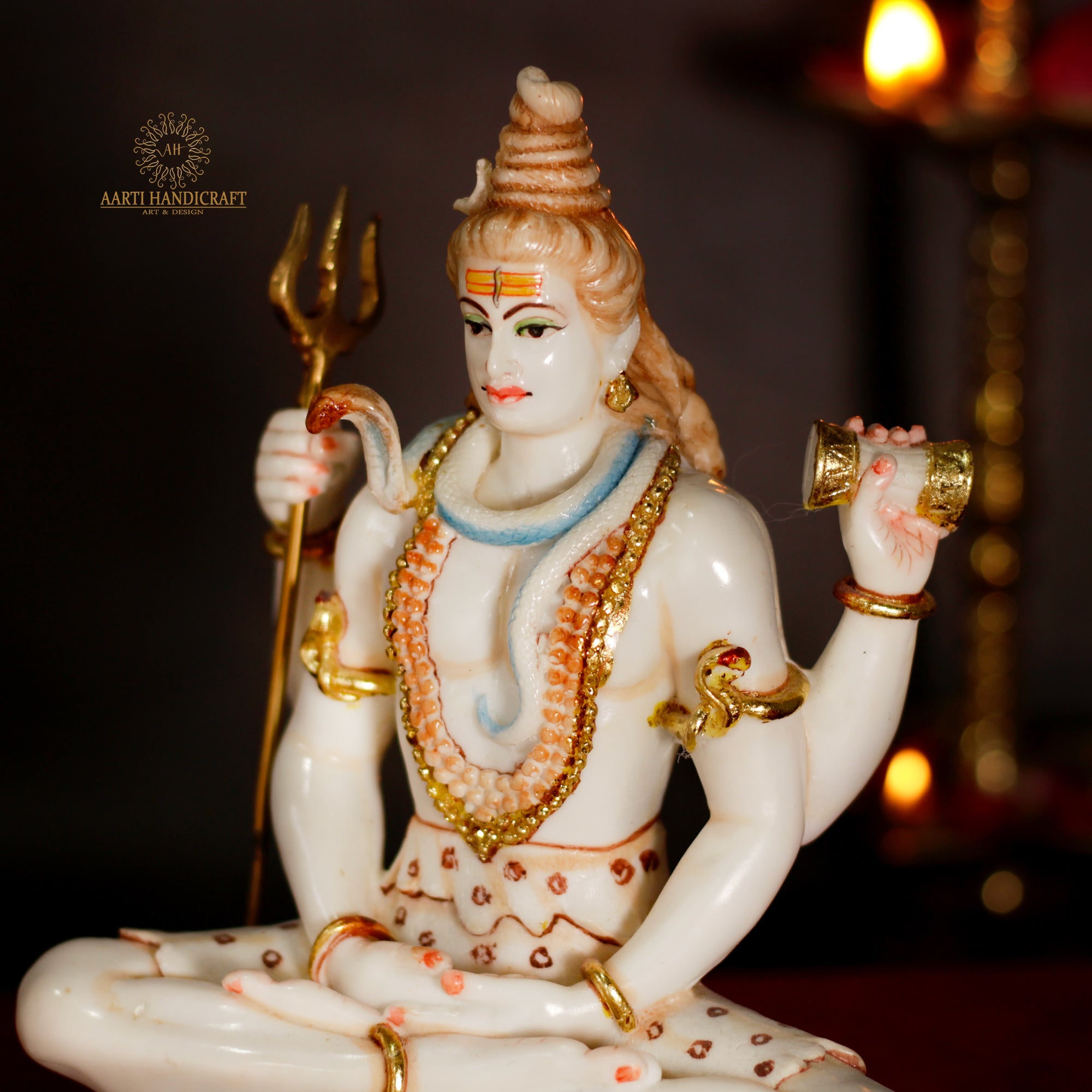Lord Shiva Statue In Resin