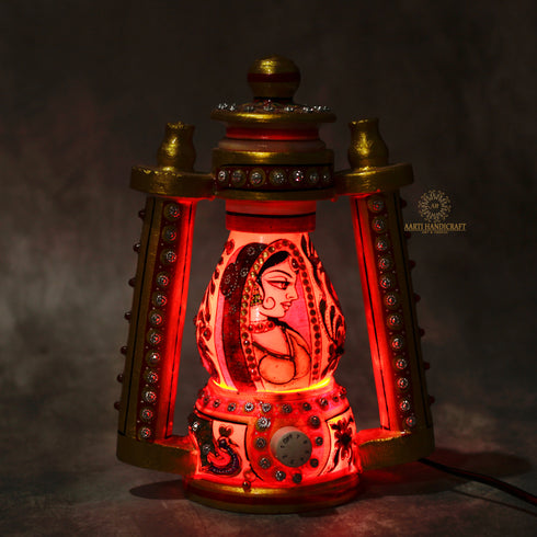 MARBLE LALTEN CUM LAMP