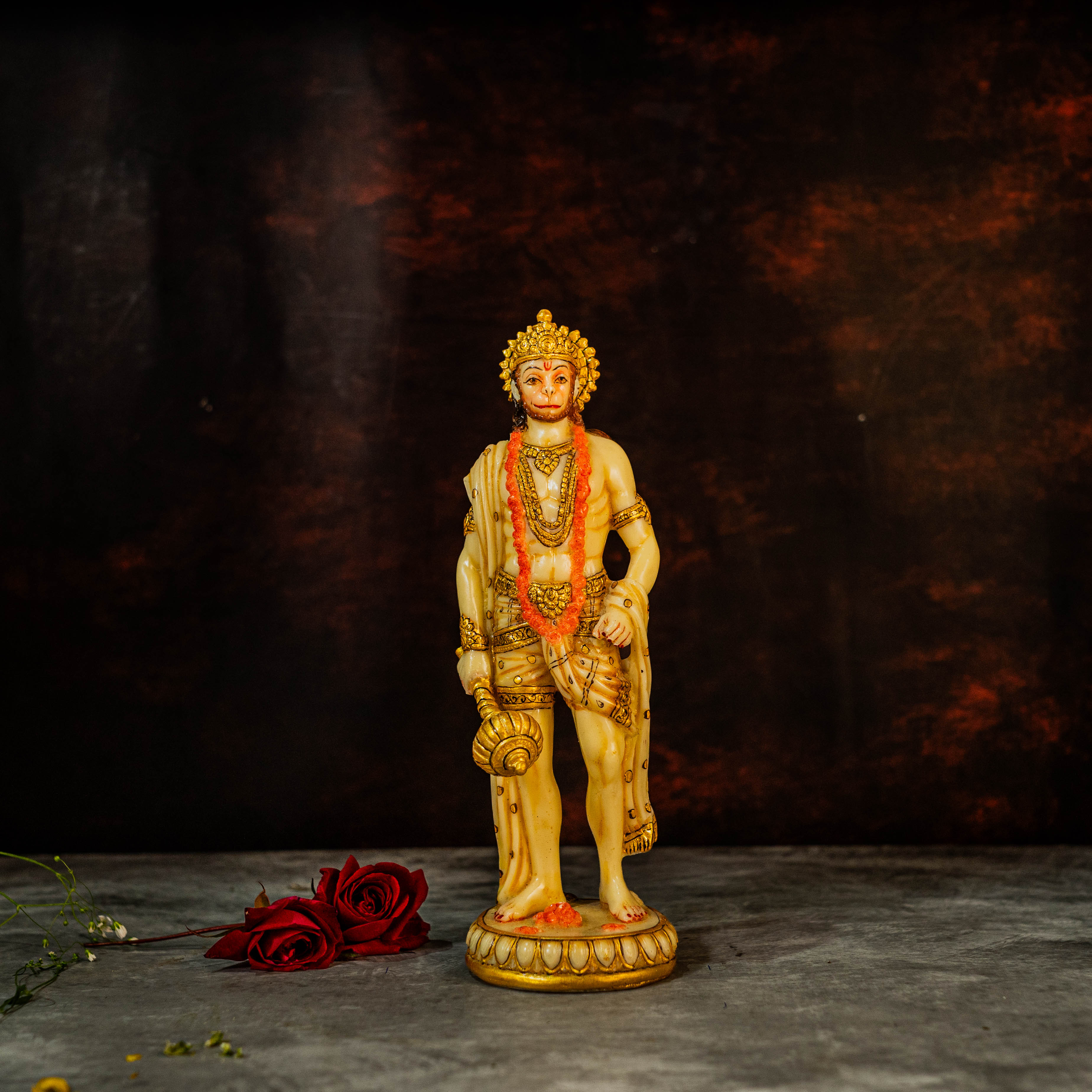 10" Standing Lord Hanuman Statue