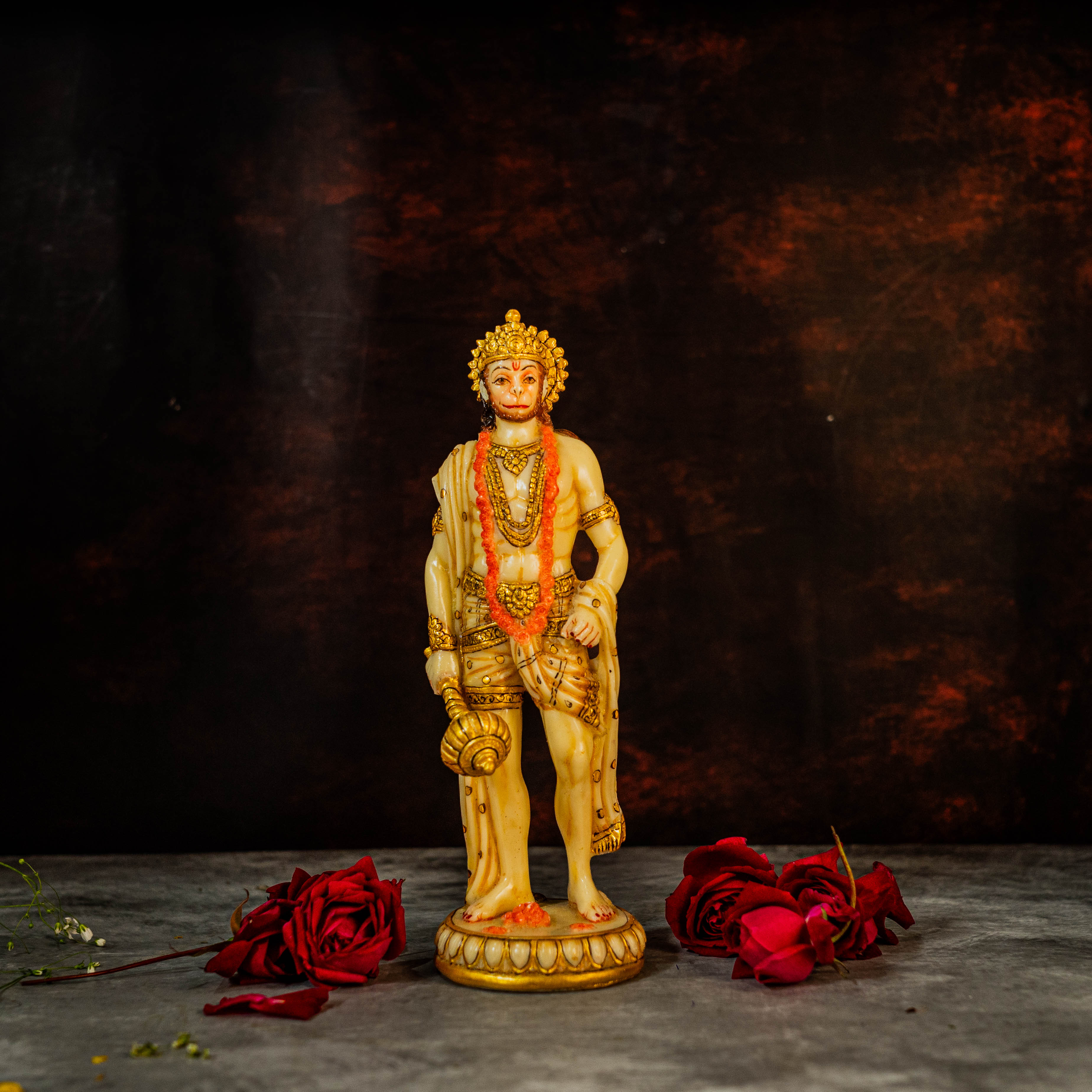 10" Standing Lord Hanuman Statue