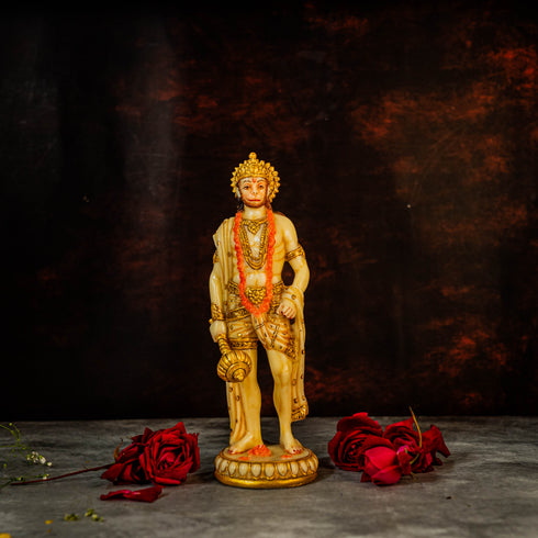 10" Standing Lord Hanuman Statue