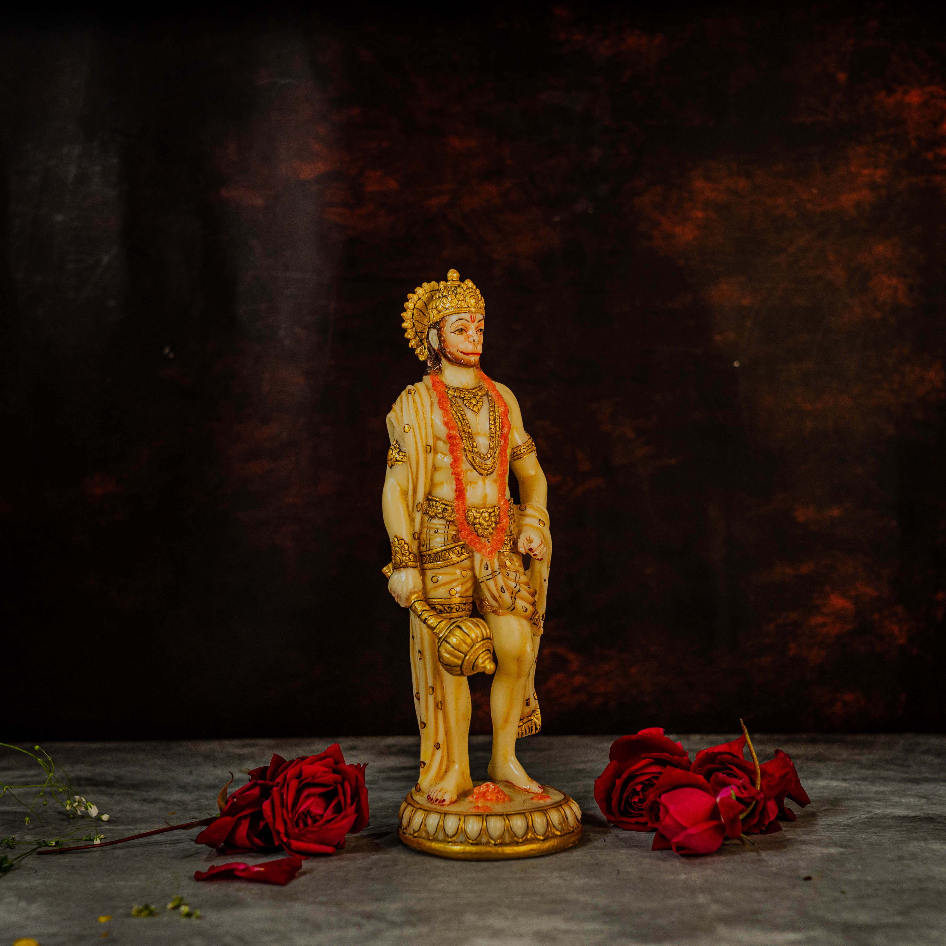 10" Standing Lord Hanuman Statue