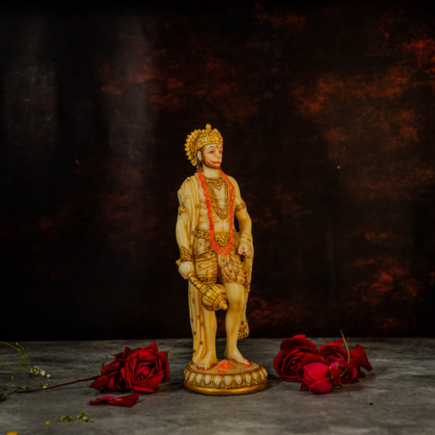 10" Standing Lord Hanuman Statue