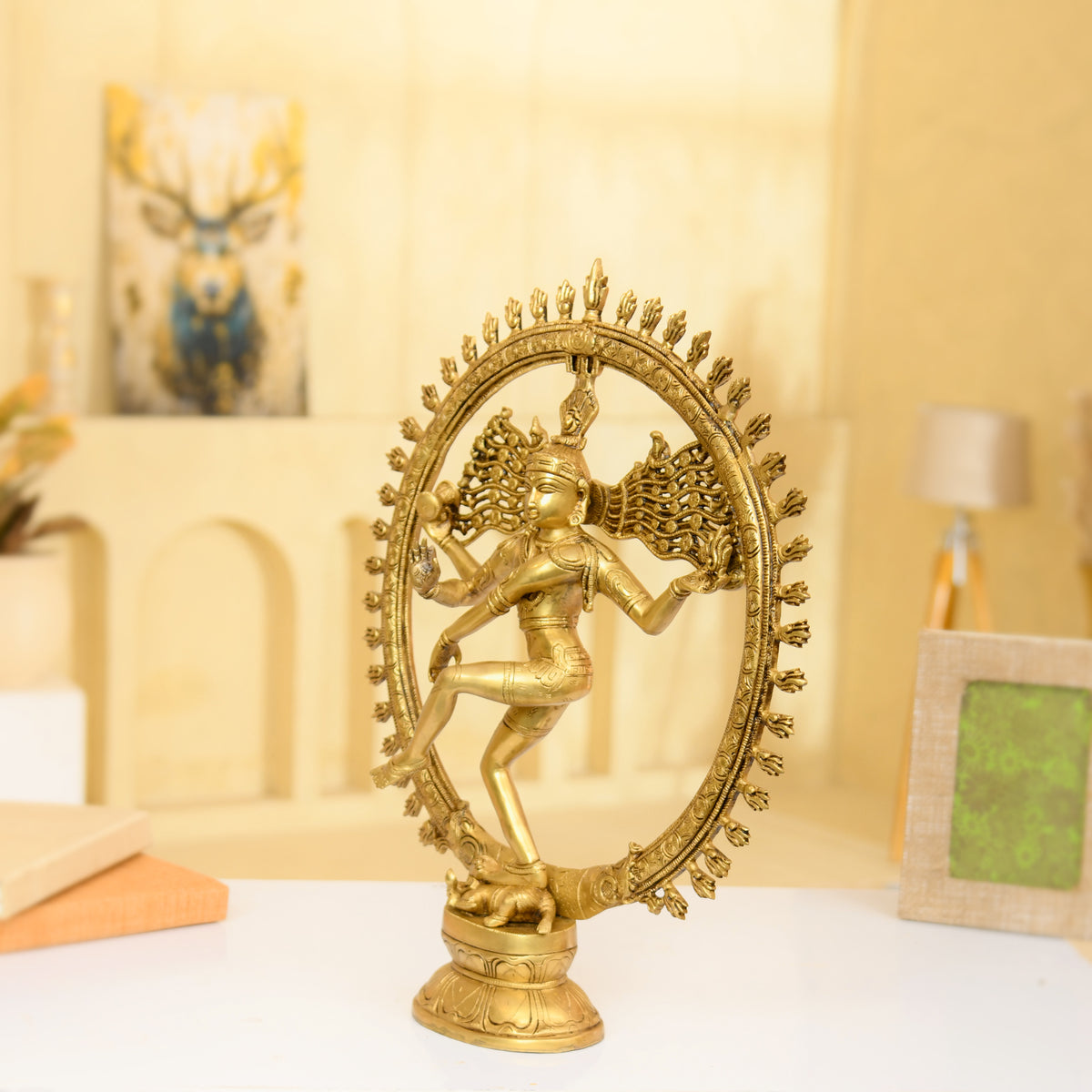 Brass Natraj Statue in 20 inches ! Lord Shiva Dancing Idol