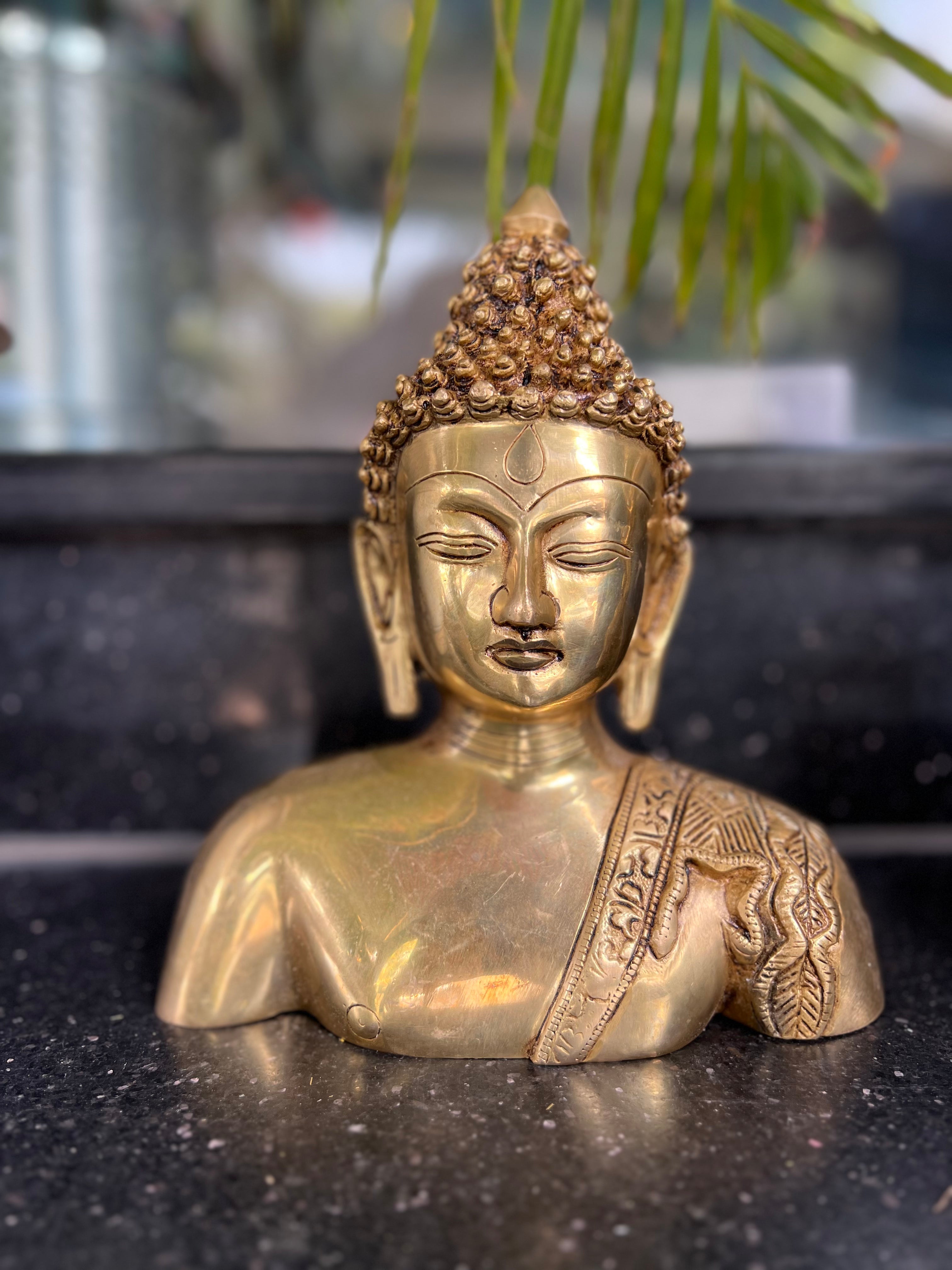 Premium Elegant Spiritual Buddha Bust/Head