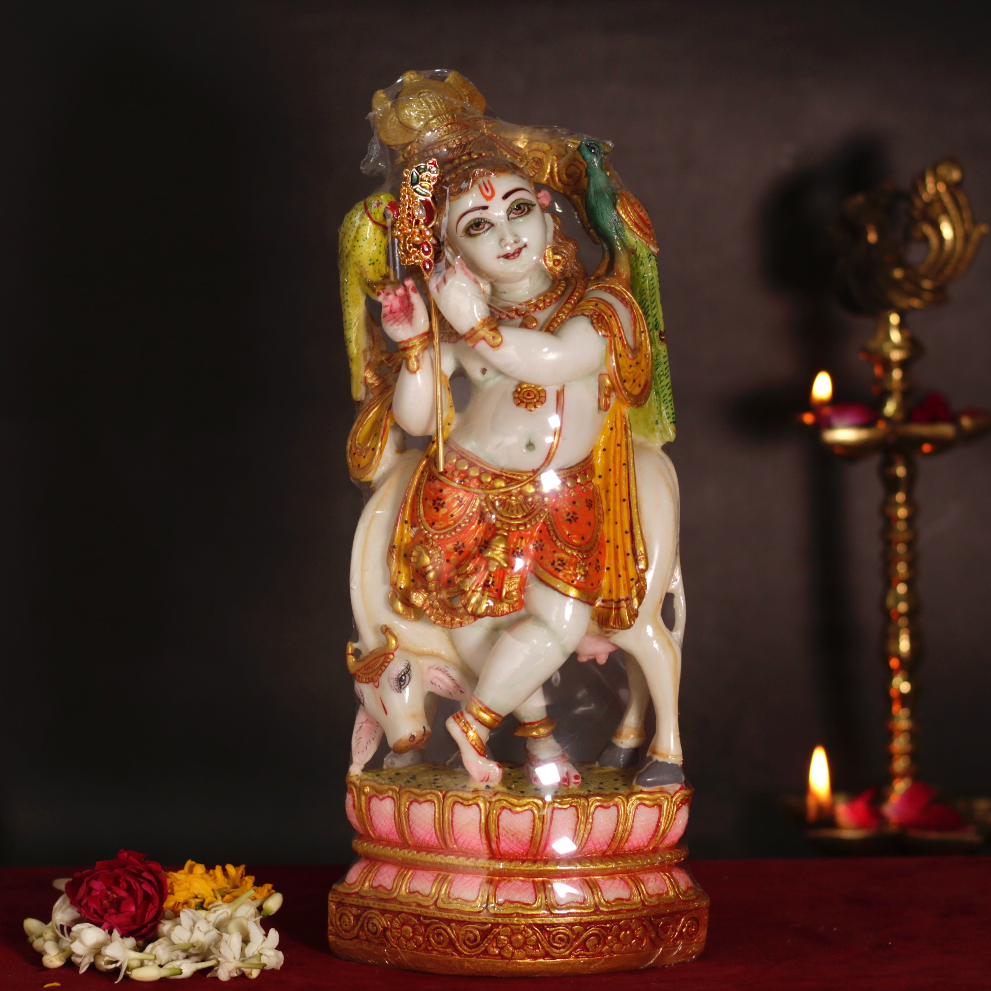 Shree Krishna | Resin Marble Dust 12"