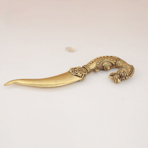 Fierce Mohan Jodero Elegant Brass Superfine Khanjar/Katar/Dragger With Handle