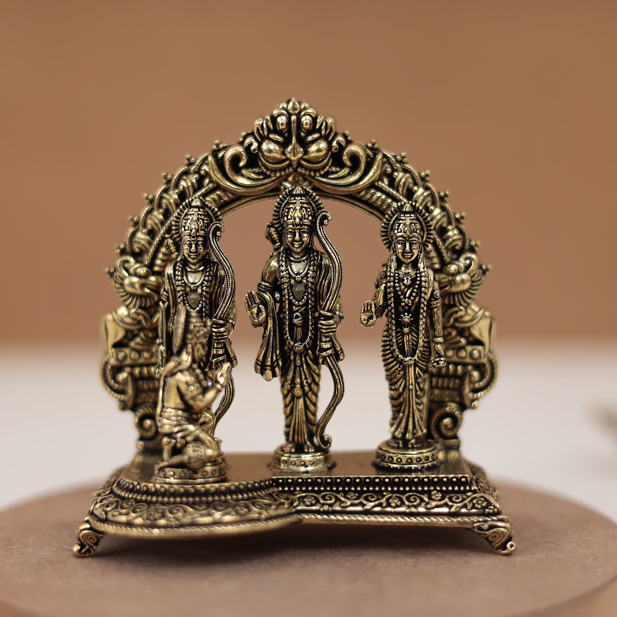 Divine Superfine Brass Ram Darbar In 3 Inch