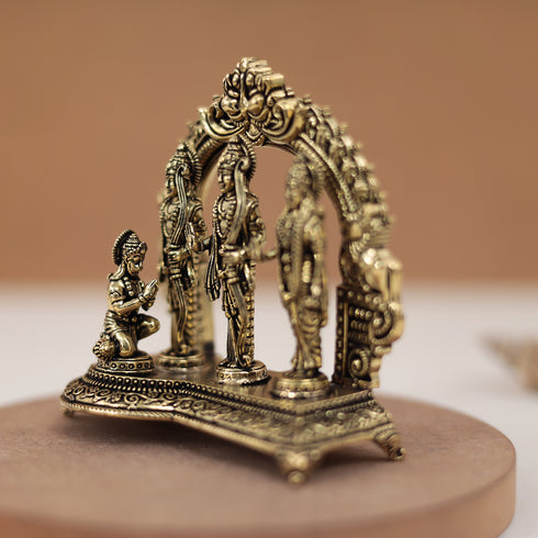 Divine Superfine Brass Ram Darbar In 3 Inch