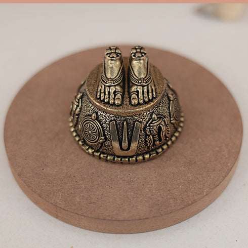 Brass Bala Ji Charan Paduka/ Vishnu Charan Paduka/ Peumal Charan Paduka In