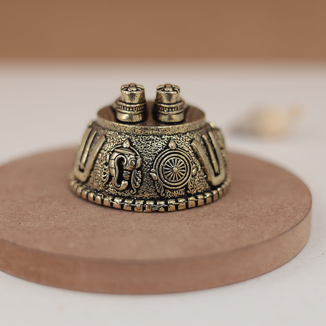 Brass Bala Ji Charan Paduka/ Vishnu Charan Paduka/ Peumal Charan Paduka In